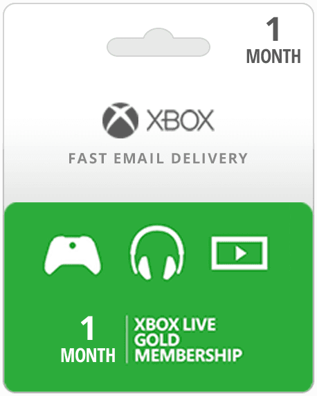 1 Month Xbox Live Membership