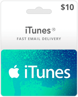 $10 iTunes Gift Card