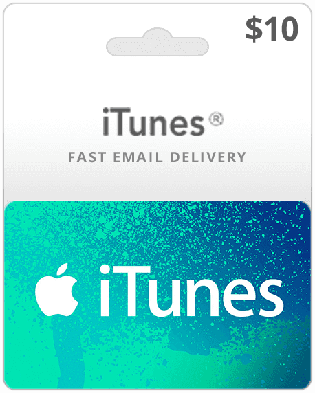 $10 iTunes Gift Card