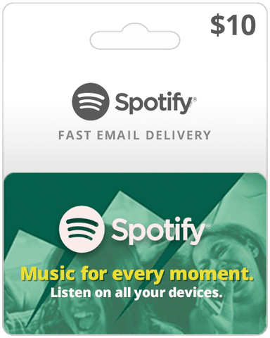 $10 USA Spotify Gift Card