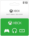 $10 XBOX Live Gift Card