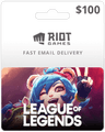 $100 League of Legends Card