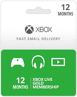 12 Month Xbox Live Membership