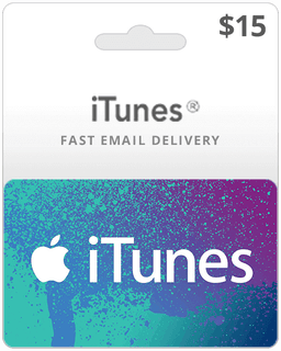 $15 iTunes Gift Card