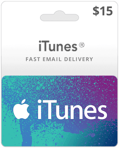 $15 iTunes Gift Card