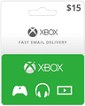 $15 XBOX Live Gift Card