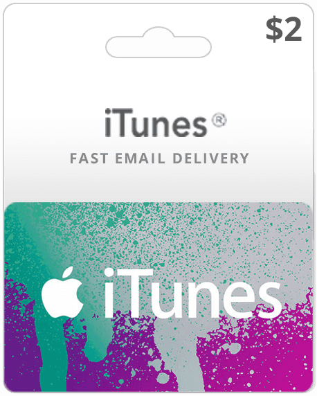 $2 iTunes Gift Card