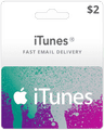 $2 iTunes Gift Card