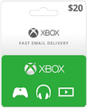 $20 XBOX Live Gift Card