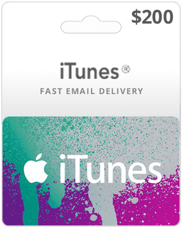 $200 iTunes Gift Card