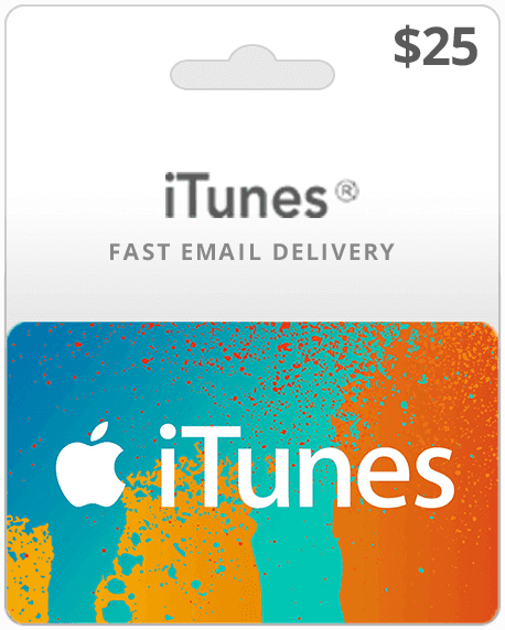 Apple Gift Card $25 - Digital Download (Email Delivery)