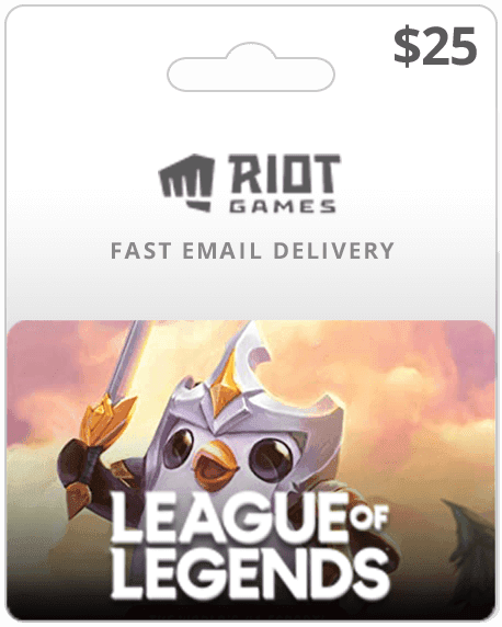  League of Legends $25 Gift Card - NA Server Only [Online Game  Code] : Video Games