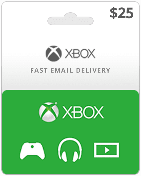 $25 XBOX Live Gift Card