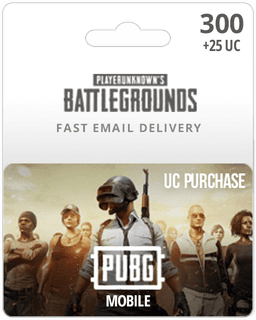 300UC PUBG Mobile Card
