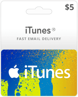 $5 iTunes Gift Card