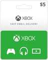 $5 XBOX Live Gift Card