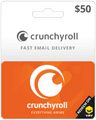 $50 Crunchyroll Gift Card (Email Delivery)