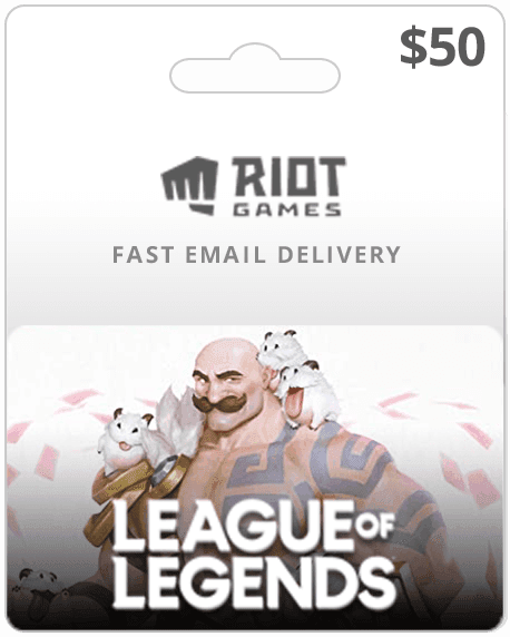 Cartão Presente League Of Legends 50 Reais  Card Store - Card Store -  Cartão Presente, Voucher, Vale Presente, Gift Card PSN, Xbox, Netflix,  Google, Uber, iFood, Steam e muito mais!