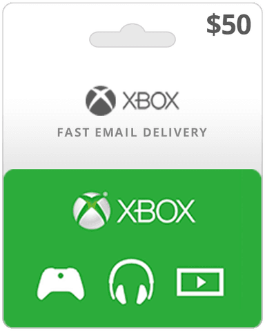 $50 XBOX Live Gift Card