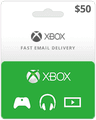 $50 XBOX Live Gift Card