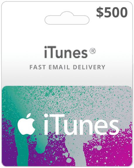 $500 iTunes Gift Card