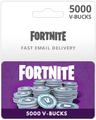 5000 Fortnite V-Bucks Card - Email Delivery