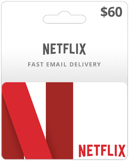 $60 Netflix Card
