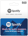 $60 USA Spotify Gift Card