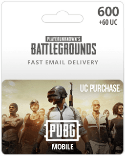 600UC PUBG Mobile Card