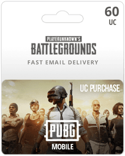 60UC PUBG Mobile Card