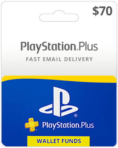 PlayStation Plus $70 Wallet Funds [Digital] 