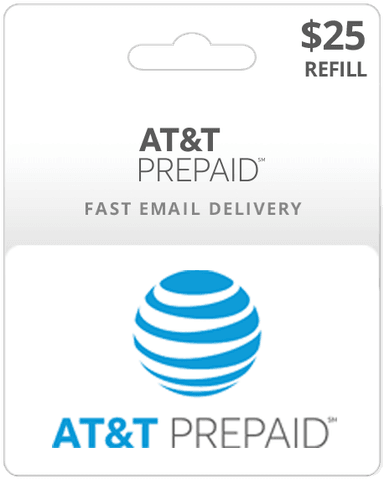 $25 AT&T Prepaid Gift Card