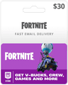 $30 Fortnite V-Bucks Card - Email Delivery