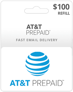$100 AT&T Prepaid Gift Card
