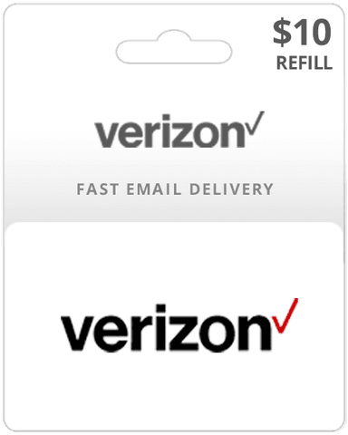 $10 Verizon Prepaid Gift Card