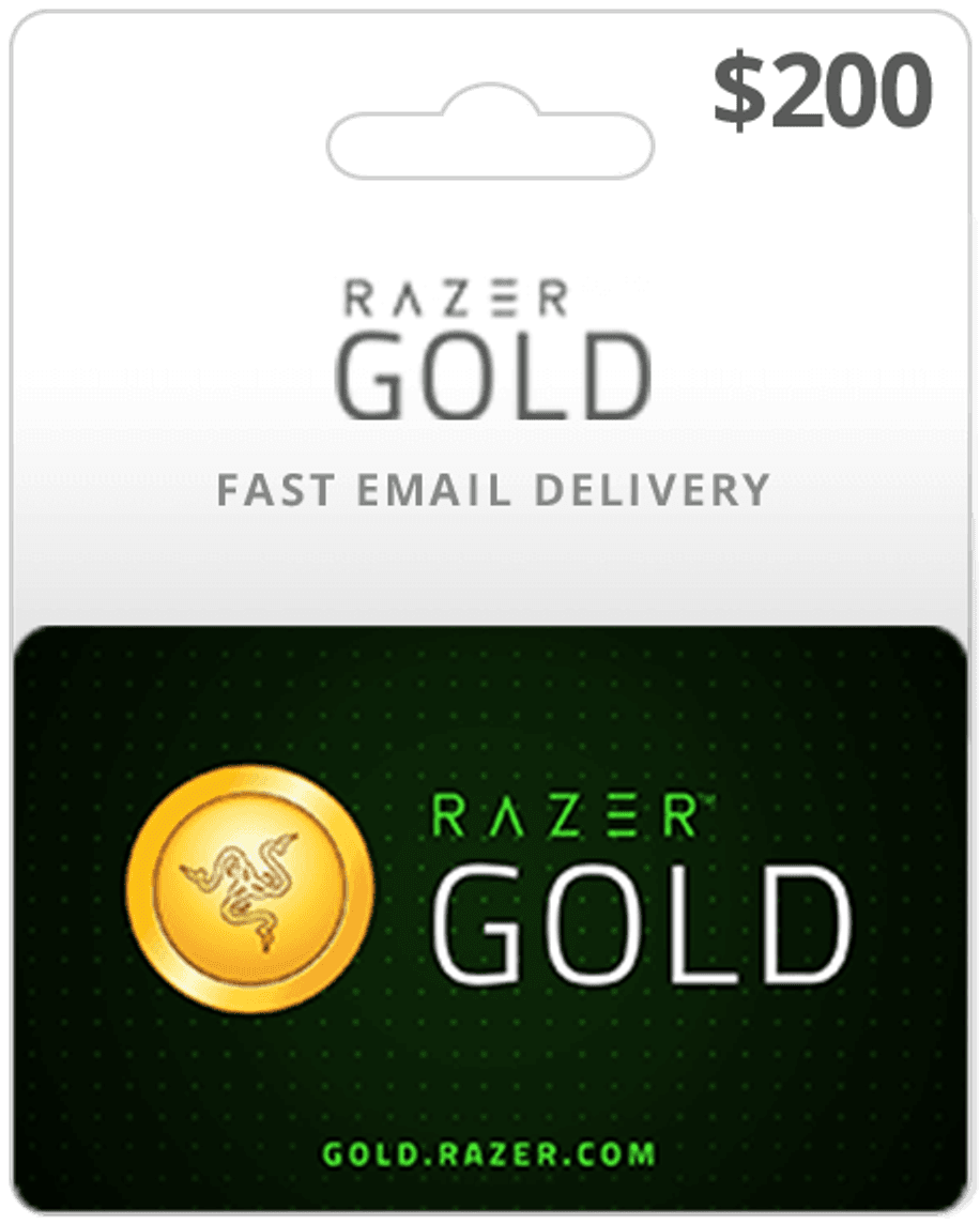 $200 Razer Gold Global Game Card