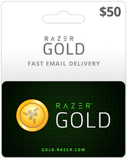 $50 Razer Gold Global Game Card