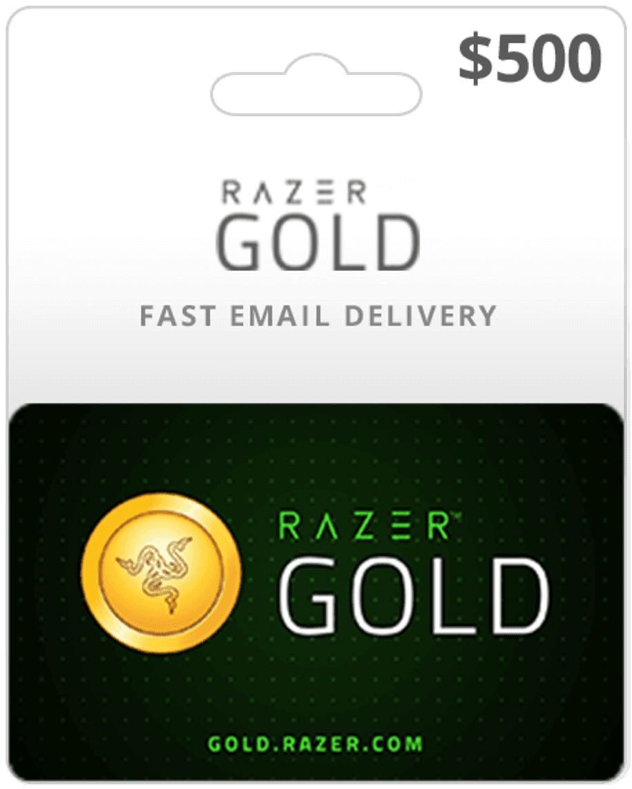 $500 Razer Gold Global Game Card