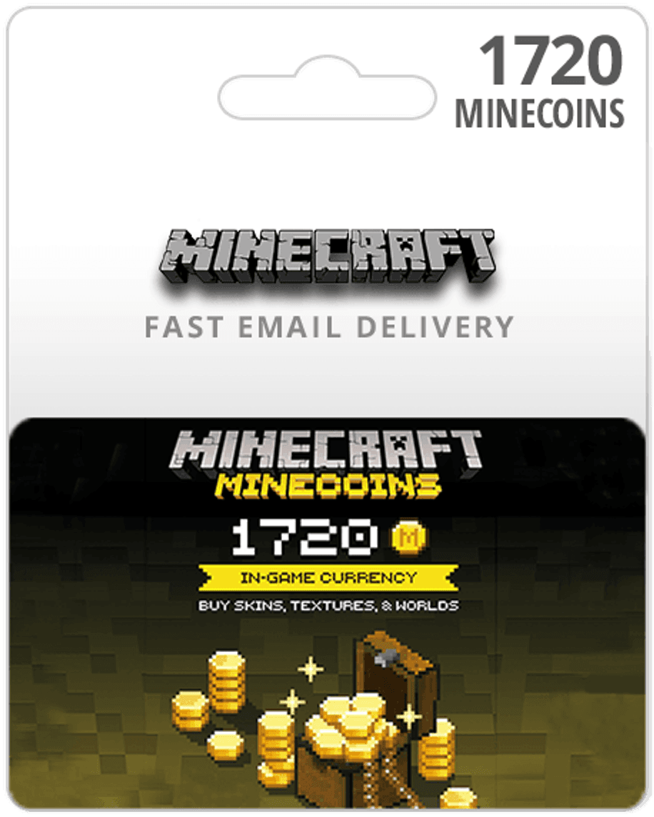 1720 Minecraft Minecoin Card (Email Delivery)