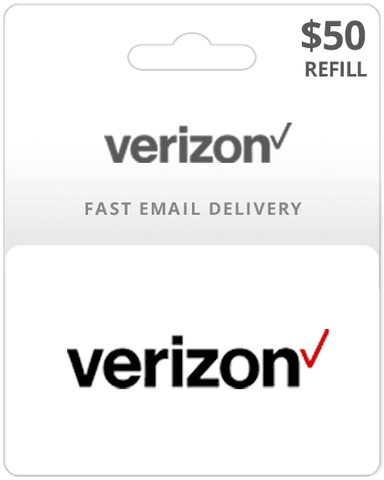 $50 Verizon Prepaid Gift Card