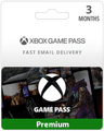 3 Month Xbox Game Pass Premium Membership Card (Email Delivery)