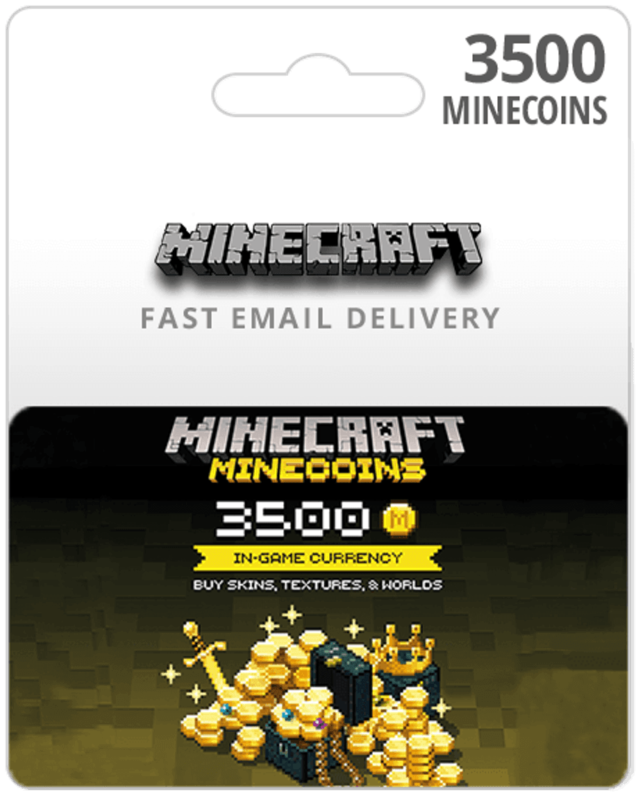 3500 Minecraft Minecoin Card (Email Delivery)