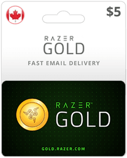 $5 Razer Gold Canada Game Card