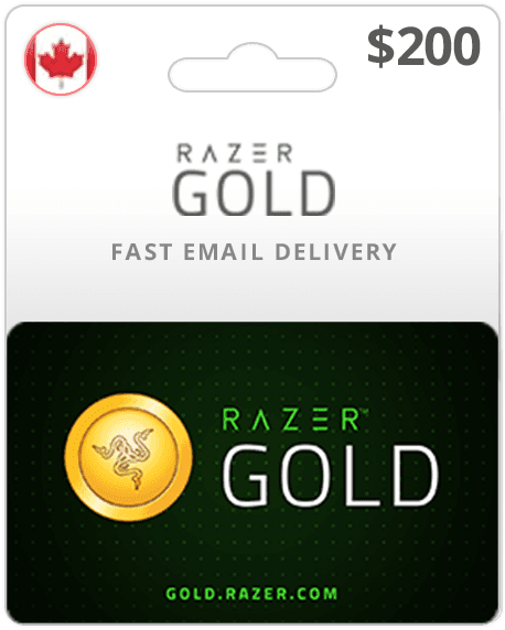 $200 Razer Gold Canada Game Card