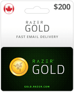 $200 Razer Gold Canada Game Card