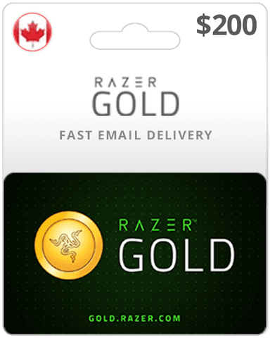 $200 Razer Gold Canada Game Card