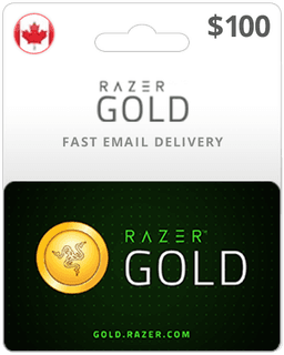 $100 Razer Gold Canada Game Card