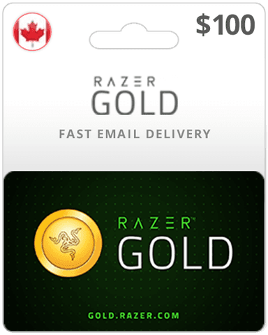 $100 Razer Gold Canada Game Card