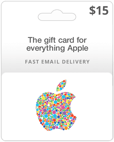 $15 Apple Gift Card