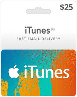 $25 iTunes Gift Card